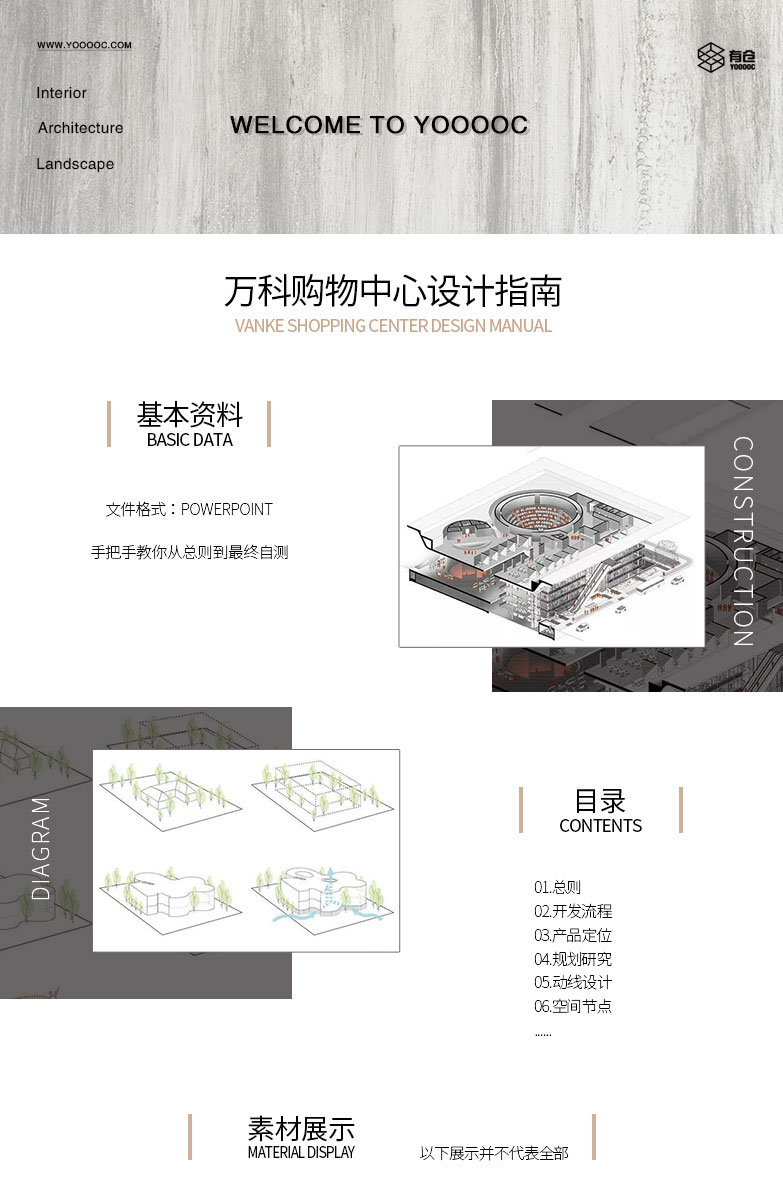 万科购物中心设计指南PPT Y11-1