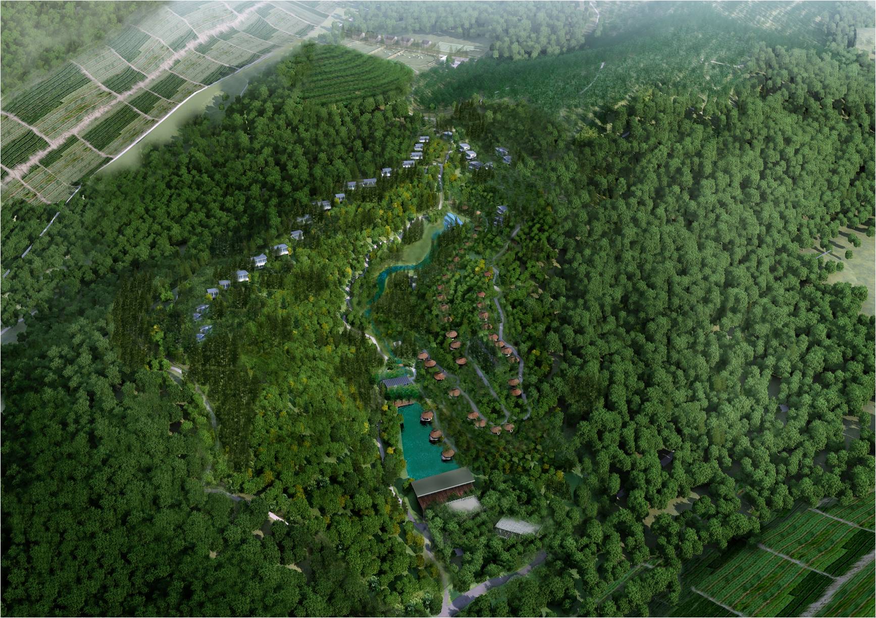 莫干山裸心谷度假区规划文本+实景照片+项目分析+CAD修建...-5