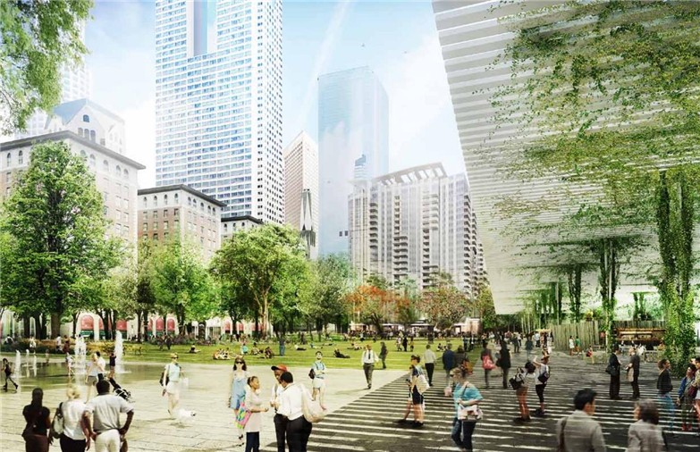 法国代禾城市绿地广场规划设计方案-5