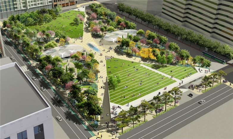 美国城市绿地景观规划设计方案-5