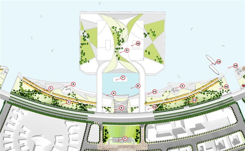 SWA城市中央滨水公园规划设计方案-9