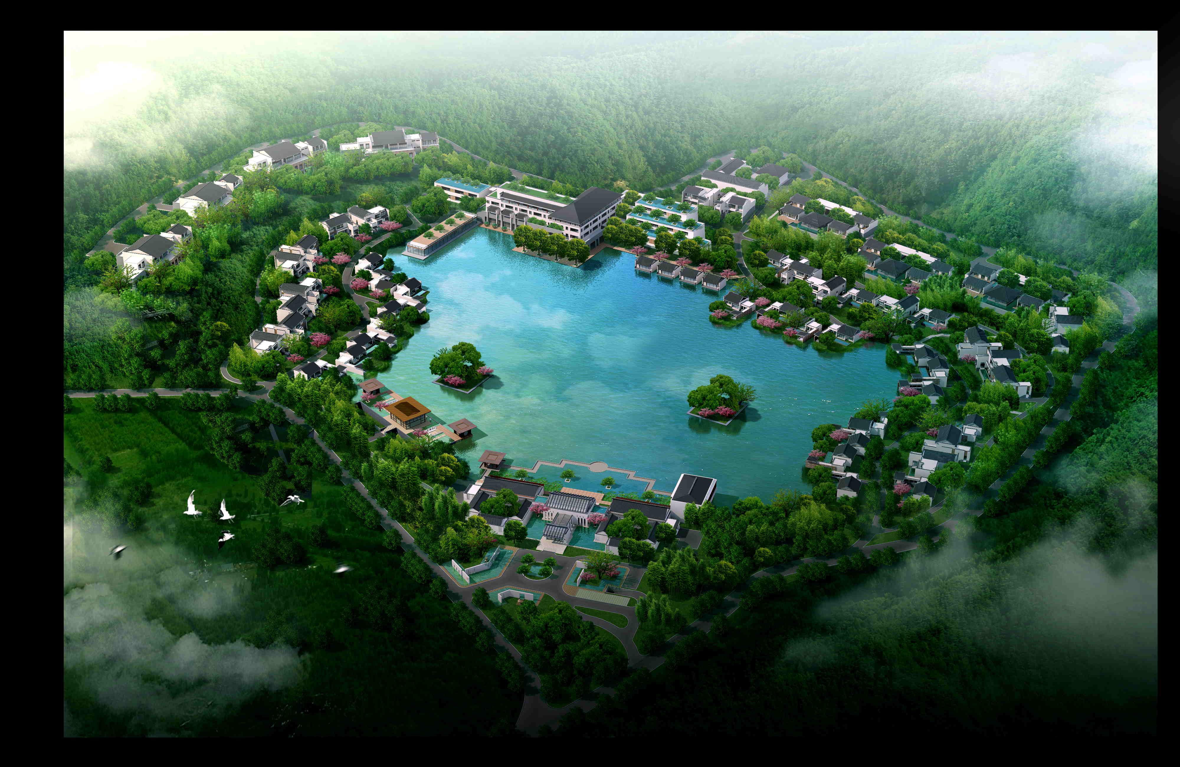 28套精选湿地，公园，广场效果图psd合集-5