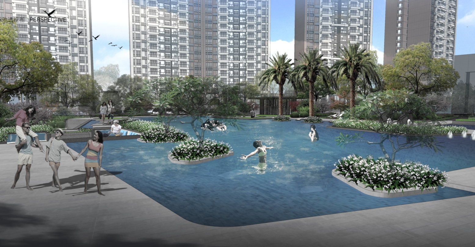 高端住宅区景观设计方案合集（部分含cad+su模型）-4