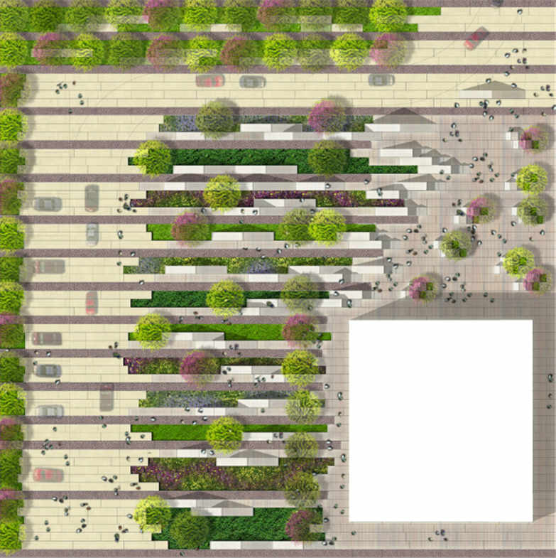 玛莎施瓦茨北七家商务园营销体验区实景图+景观施工图全集-2