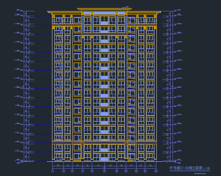 W61-超200套住宅户型库-CAD平立剖面-8