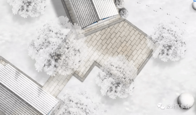 雪景彩色平面图PSD-3
