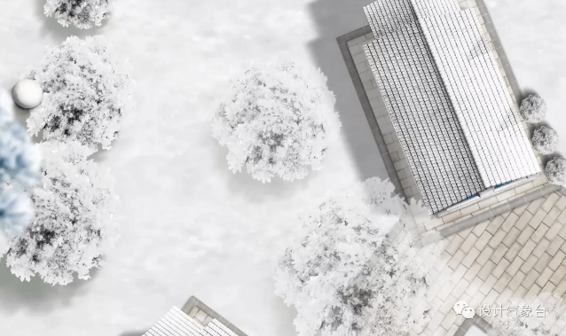 雪景彩色平面图PSD-5