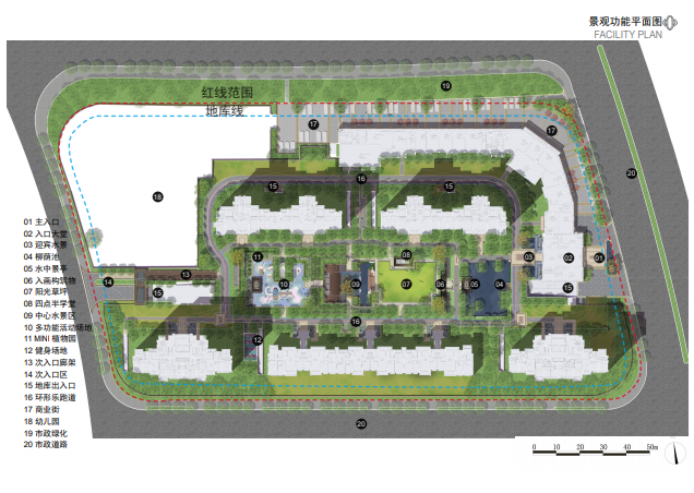 居住区绿化方案+示范区模型施工图+200多种道路铺装图集-3