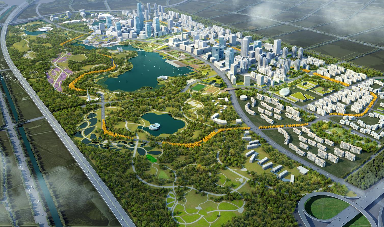 30套建筑、景观、规划鸟瞰图PSD合集-4