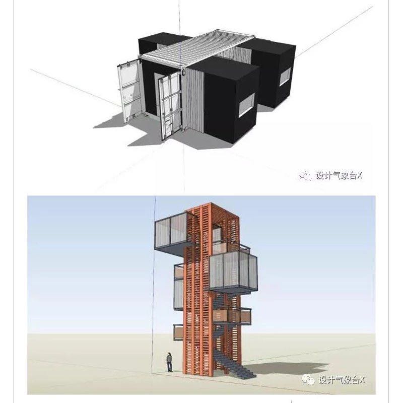 100+款集装箱su模型合集-4