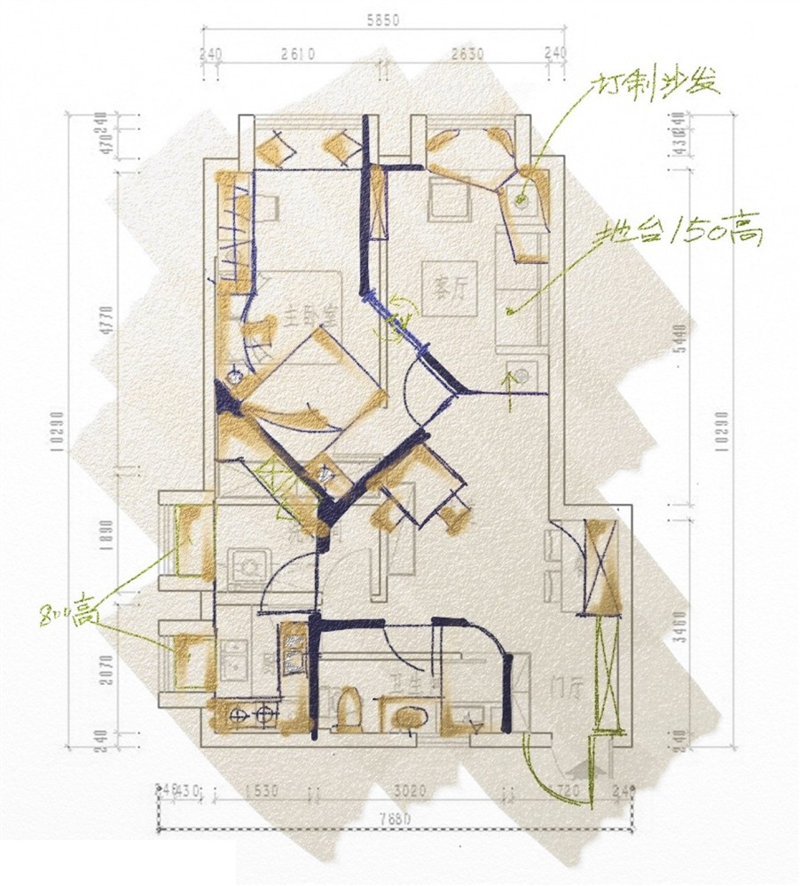 1200套户型平面图（附绿地精品户型）-8