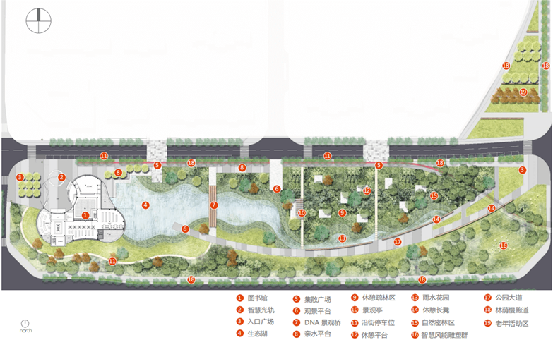 合肥淝河智慧中央公园景观概念方案-3