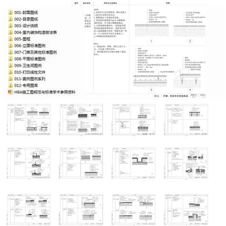 名师【室内图库+制图规范+大样详图】合集-3