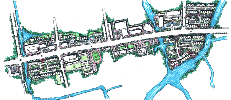 漕廊公路两侧城市设计-3