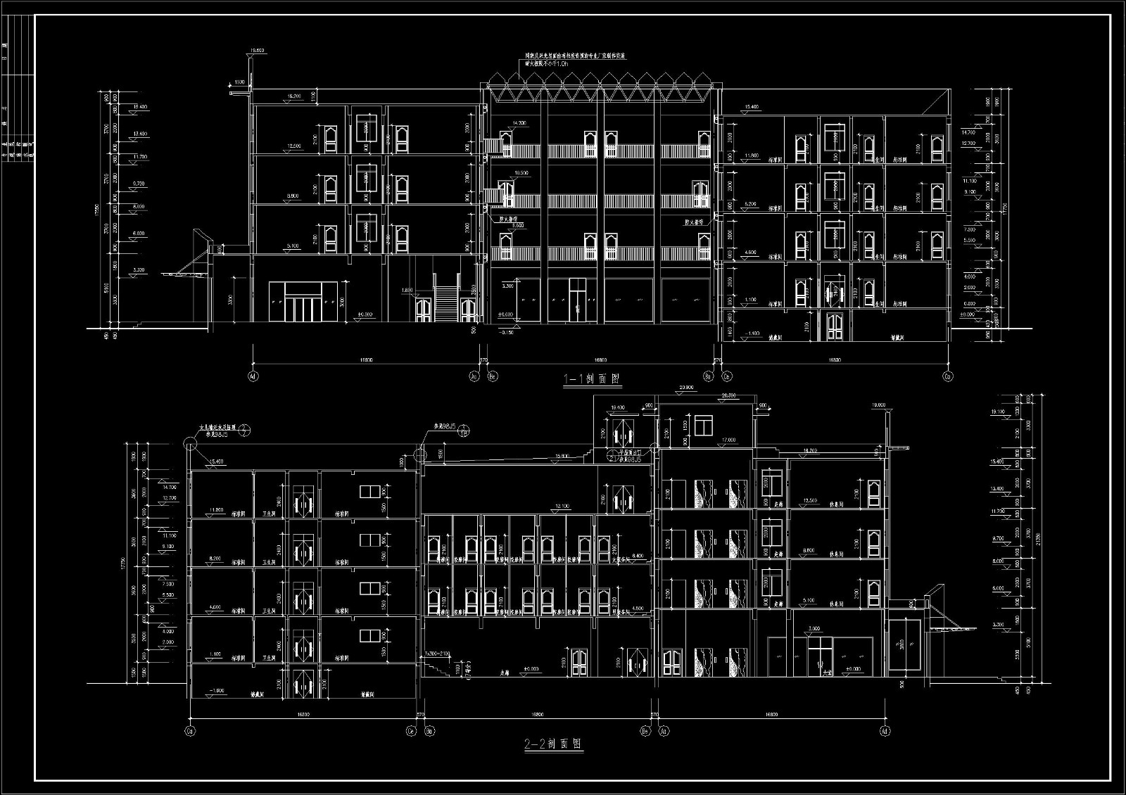 100套餐厅、食堂、宾馆等设计CAD施工图-6