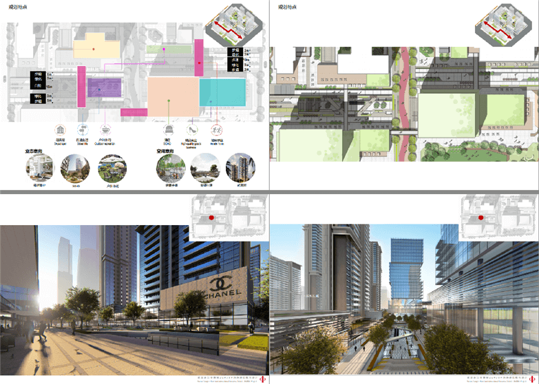 武汉滨江金融城建筑方案设计-5