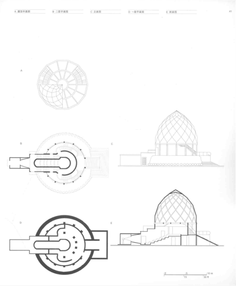 W102-建筑大师经典作品解读：平面、立面、剖面（配套CAD）-10