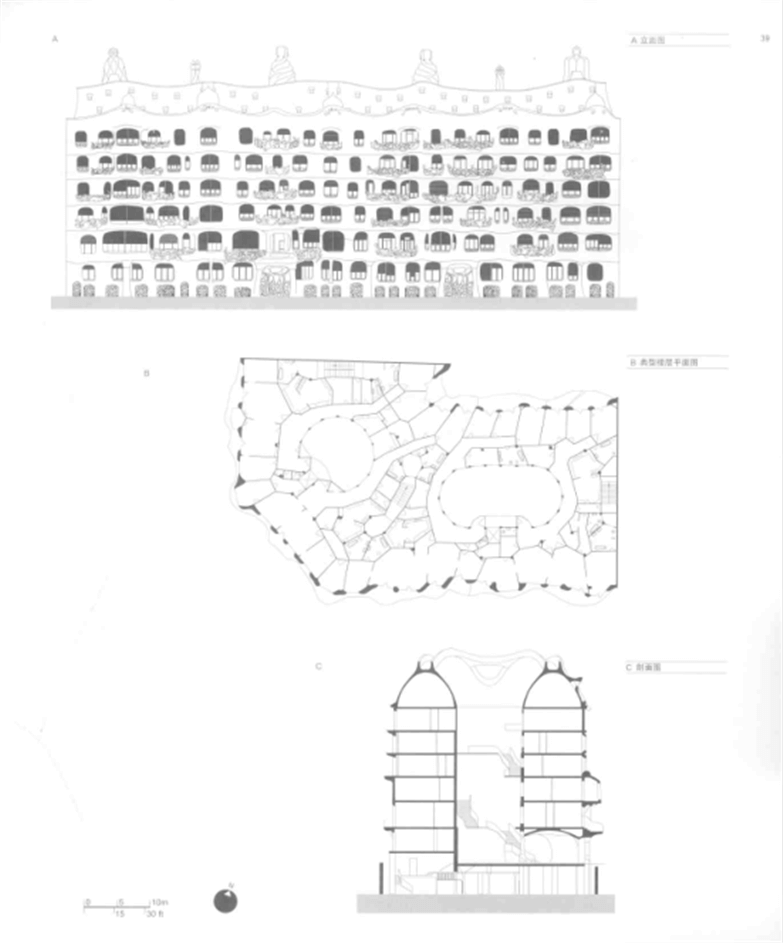 W102-建筑大师经典作品解读：平面、立面、剖面（配套CAD）-9