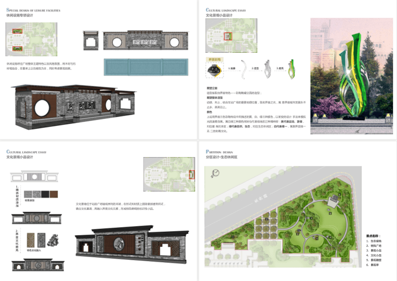 道路与火车站广场超清景观绿化设计方案-2