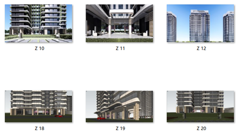 国内首批公建化住宅建筑模型SU（附高清成品效果图）【ZZG...-3