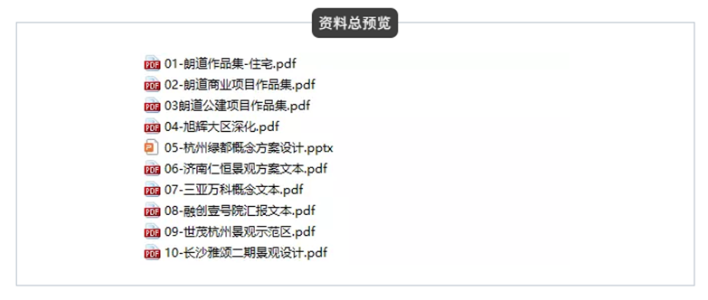 朗道最新景观设计方案合集-2