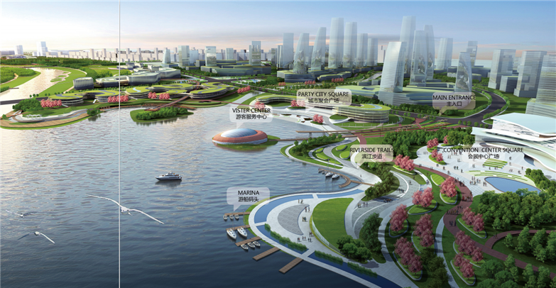 大型滨水景观生态廊道概念性规划设计-16