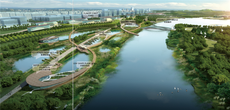 大型滨水景观生态廊道概念性规划设计-21