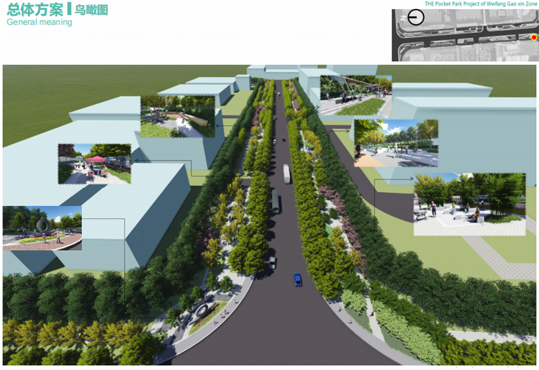 潍坊高新区东方路口袋公园工程设计-9