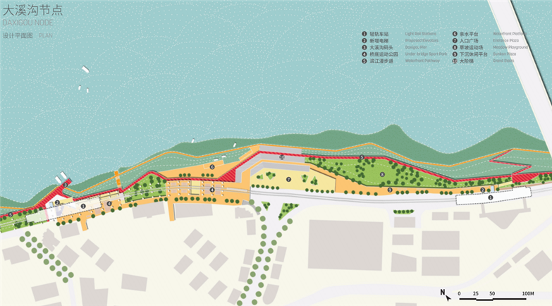 SASAKI两江四岸滨水设计竞赛高清方案-24