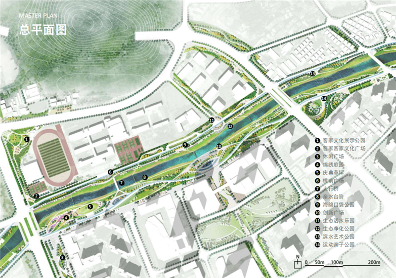 深圳坪山滨水湿地一河两岸景观规划设计-18