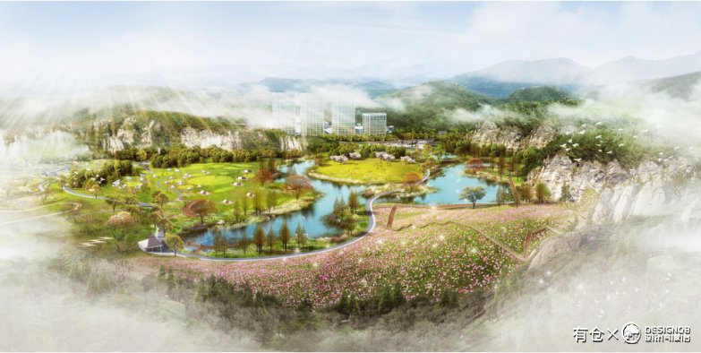 武汉冰雪旅游度假小镇山体公园设计-11