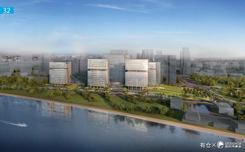 上海现代风格沿岸滨水商业办公方案设计-7