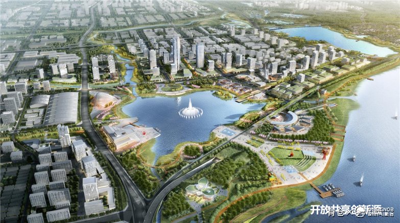 江西赣江白水湖片区城市更新规划设计-1