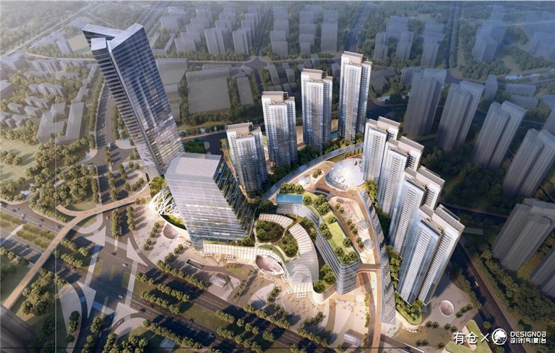 佛山市顺德区陈村TOD项目概念规划及建筑方案-1
