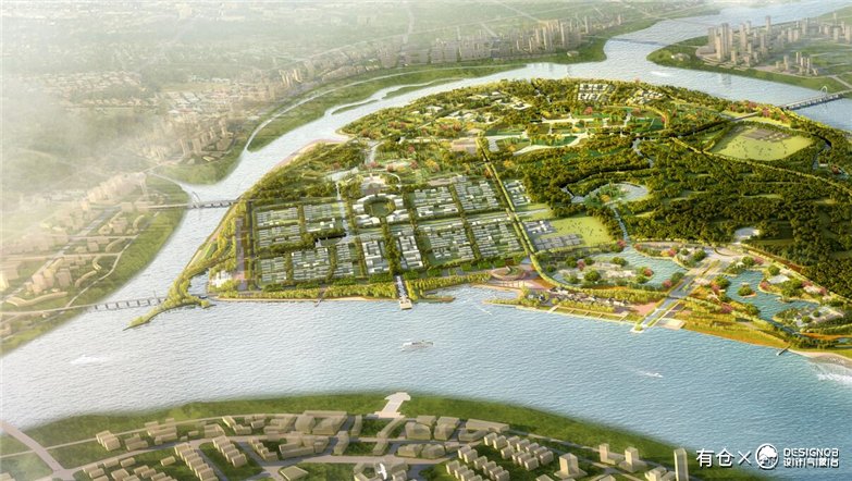 湖北襄阳鱼梁洲环岛景观带设计方案-12
