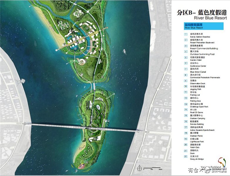 湖北襄阳鱼梁洲环岛景观带设计方案-15